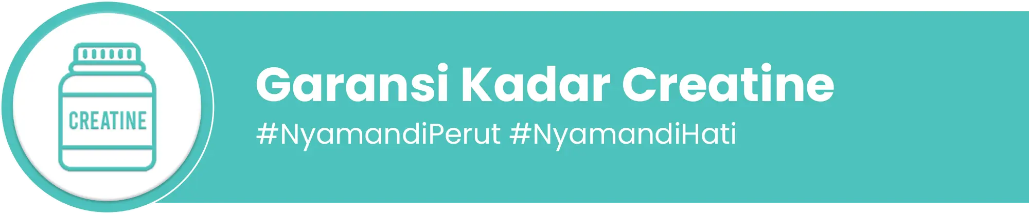 Garansi Kadar Creatine PURO — kadar creatine sesuai label
