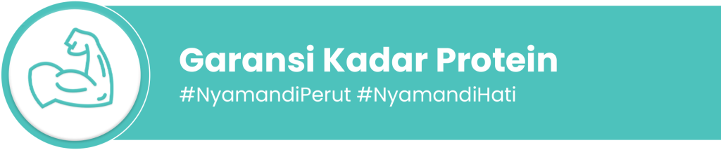 Garansi Kadar Protein PURO — jaminan akurasi minimal 90% untuk semua produk protein