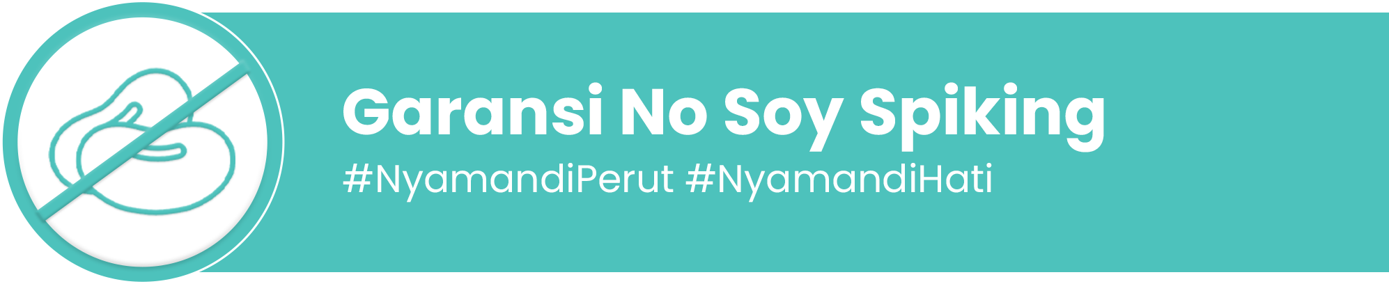 Garansi No Soy Spiking PURO — bebas campuran protein kedelai murah
